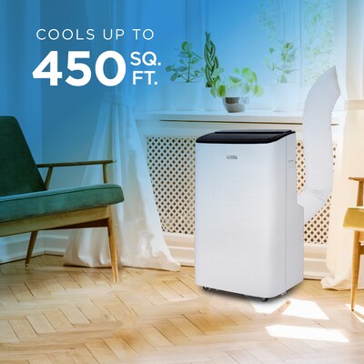 Commercial Cool 115-Volt 9,000 BTU (6,350 BTU DOE) Portable Air Conditioner, with Remote, WiFi Enabled, White (CCP6JW)