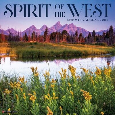 2027 Willow Creek Spirit of the West 12 x 12 Monthly Wall Calendar, Assorted Colors (65396)