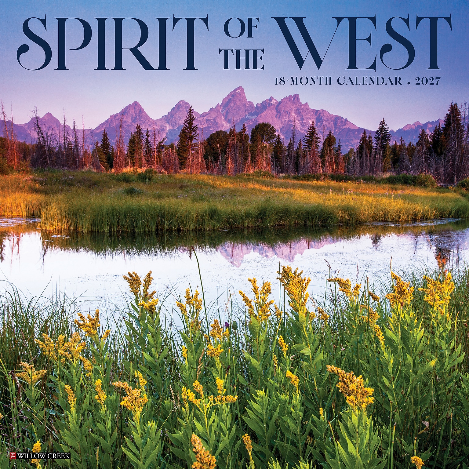 2027 Willow Creek Spirit of the West 12 x 12 Monthly Wall Calendar, Assorted Colors (65396)