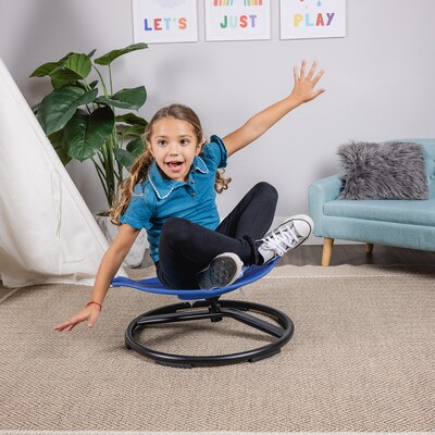 Bintiva Plastic Kids Sit and Spin Seat, Dark Blue (BNVDKBSPSEAT)
