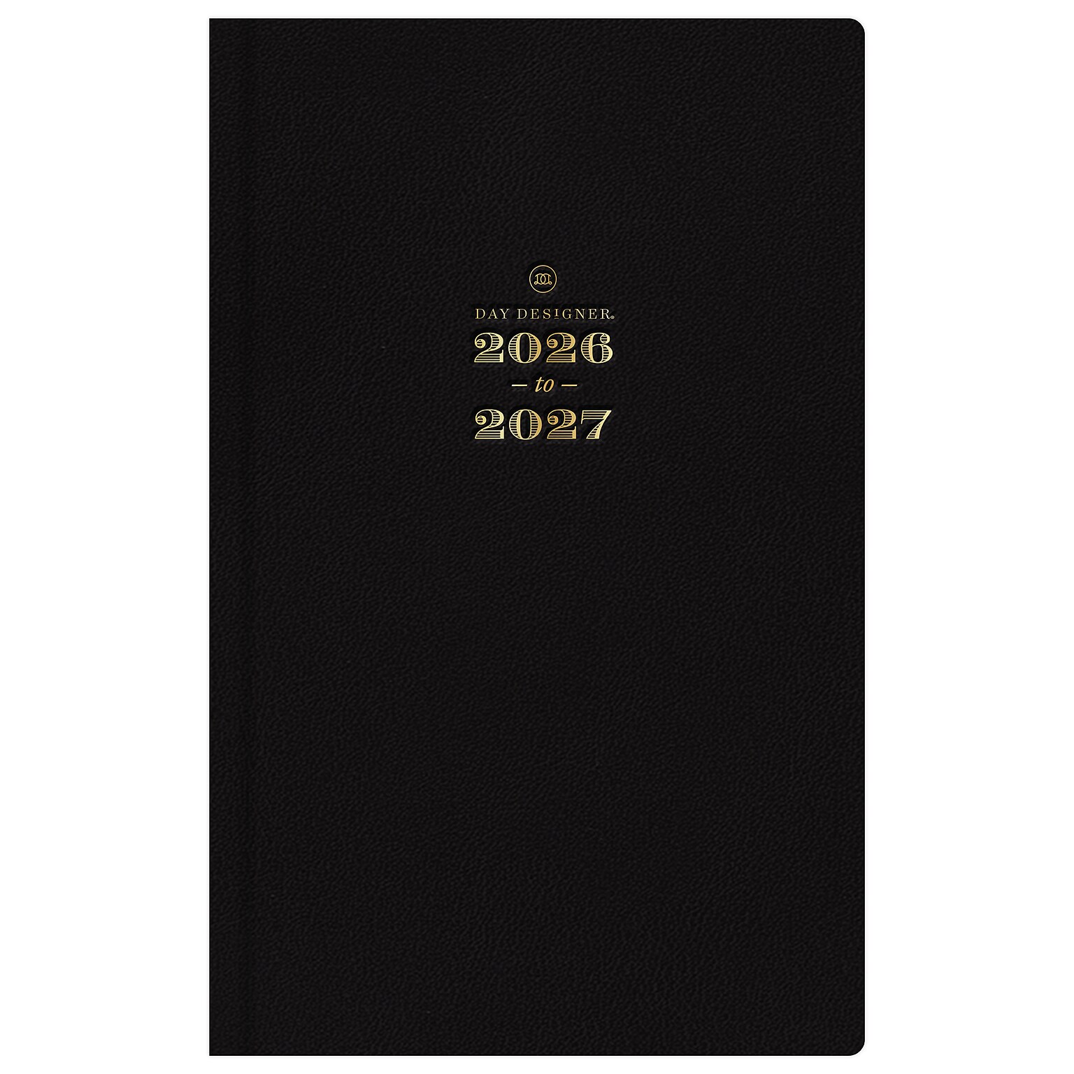 2026-2027 Blue Sky Day Designer 5 x 8 Academic Year Weekly & Monthly Planner, Faux Leather Cover, Black (158201)