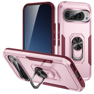 SaharaCase Raider Series Heavy-Duty Case for Google Pixel 9 and 9 Pro, Desert Rose (CP00605)