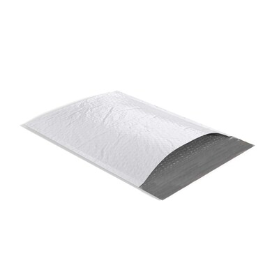 Staples 11.25 x 15 Self-Sealing Bubble Mailer, #5, White, 100/Carton (ST56628)