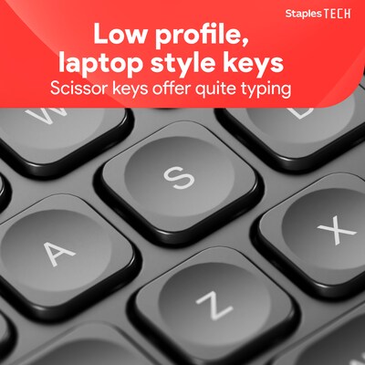 Staples TECH Slim Wireless Keyboard (ST63015)