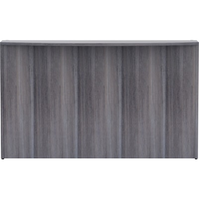 Lorell Essentials Series 72" W Front Reception Desk, Gray (LLR69595)