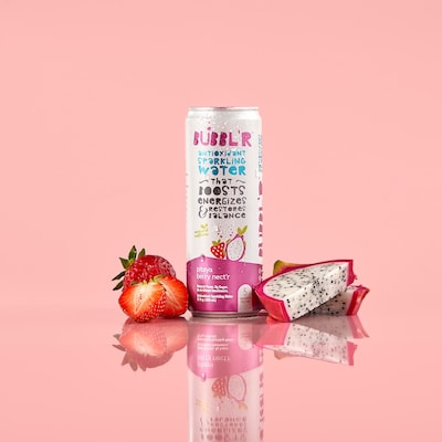 Bubbl'r Antioxidant Pitaya Berry Nect'r Flavored Sparkling Water, 12 oz., 12 Cans/Carton (028435399780)