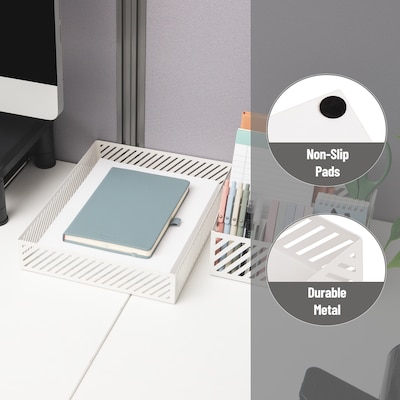 Mind Reader Paper Tray, White (MOSTRAY-WHT)