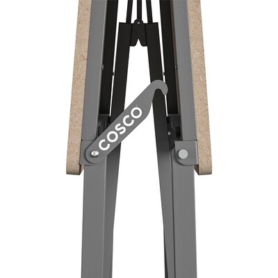 Cosco Portable Folding Work Desk w/ MDF Work Top, 350 lb. Capacity, Brown (66720DKG1E)