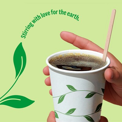 Perk™ Eco Wooden Stirrer, 5.5", 1000/Pack (PK61996)