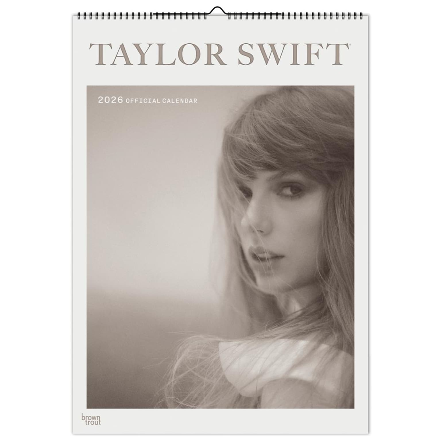 2026 BrownTrout Taylor Swift 11.69 x 16.53 Monthly Wall Calendar (9798330707737)