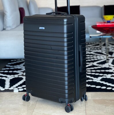 InUSA Deep 28" Hardside Suitcase, 4-Wheeled Spinner, Black (IUDEE00L-BLK)
