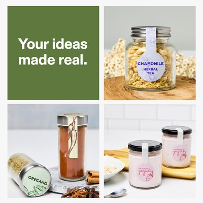 Avery Hemp Lollipop Laser/Inkjet Multipurpose Labels, 1-1/2" x 4", Off-White (320/Box)