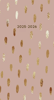 2025-2026 Willow Creek Good as Gold 3.5 x 6.5 Calendar Year Yearly Planner, Paperboard Cover (4699
