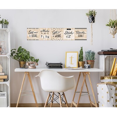 Creative Teaching Press Black, White, and Wood Welcome Banner, 3/Pack (CTP10937-3)
