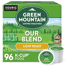 Green Mountain Our Blend Coffee, Light Roast, 0.33 oz. Keurig® K-Cup® Pods, 96/Carton (GMT6570CT)