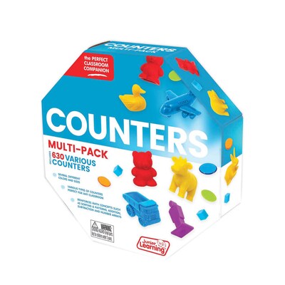 Junior Learning Counters Multi-Pack, 630 Pieces/Pack (JRL728)