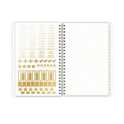 2026 Blue Sky Day Designer Tile 5" x 8"  Weekly & Monthly Planner, Plastic Cover, Multicolored (101410-26)