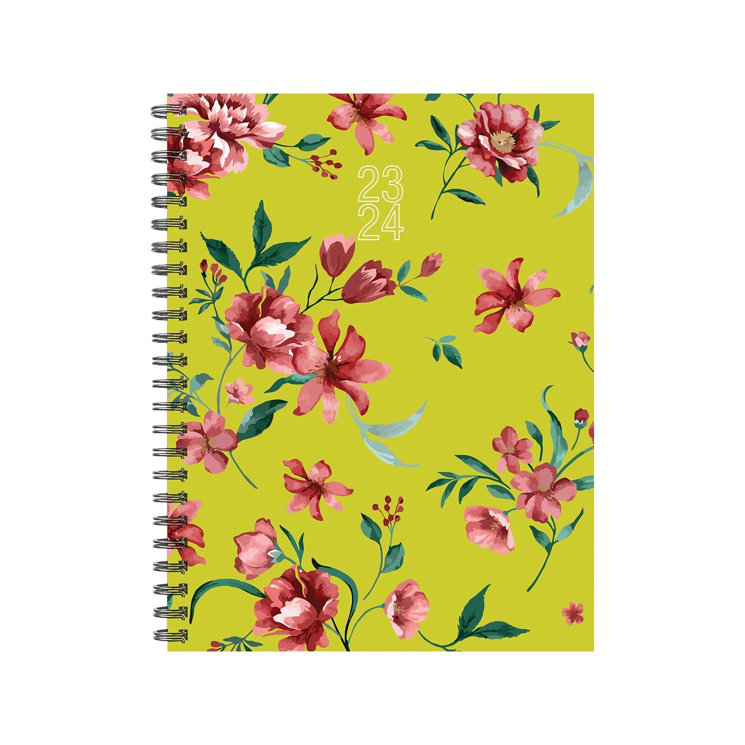 2023-2024 Willow Creek Fresh Picked Flowers 6.5 x 8.5 Academic Weekly & Monthly Planner, Multicolor (37072)