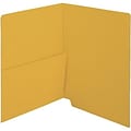 Medical Arts Press® Colored End-Tab Half Pocket Folders; Goldenrod