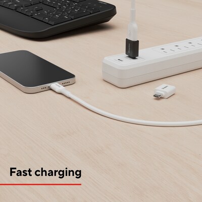 Staples TECH USB-A to USB-C & USB-C to USB-A Adapter, Male to Female, Assorted Colors, 4/Pack (ST63351)