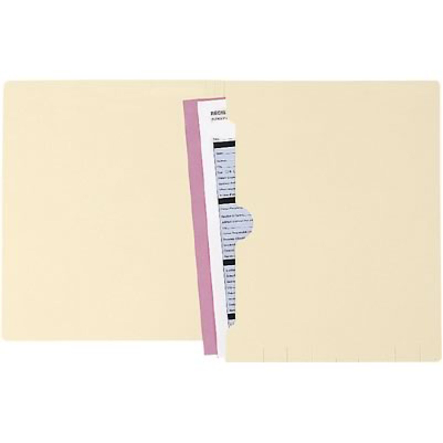 Medical Arts Press® WaterShed® Manila End-Tab Folders; Full Pocket, No Fastener