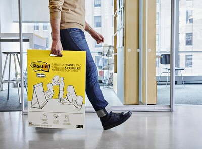 Post-it Super Sticky Tabletop Easel Pad, 20" x 23", 20 Sheets/Pad, 4 Pads/Pack (563 VAD 4PK)