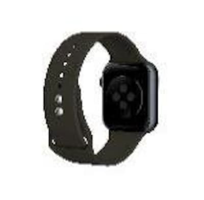 LAX Dual Clasp Silicone Band for Apple Watch, Cocoa