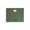 Smead Hanging File Folders, 3 1/2 Expansion, Letter Size, Standard Green, 10/Box (64220)