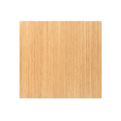Anji Mountain Standard Bamboo Carpet & Hard Floor Chair Mat, 48 x 52, Natural (AMB24012)