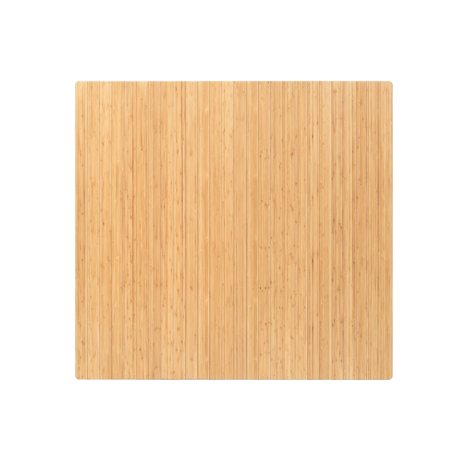Anji Mountain Standard Bamboo Carpet & Hard Floor Chair Mat, 48 x 52, Natural (AMB24012)