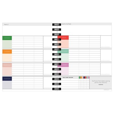 TF Publishing Luxe 8.5 x 9 Weekly & Monthly Planner, Paperboard Cover, Multicolored (99-9901)