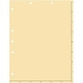 Medical Arts Press Chart Divider Sheets, 7-Hole Punched, Letter, Manila, 250/Bx (20251)