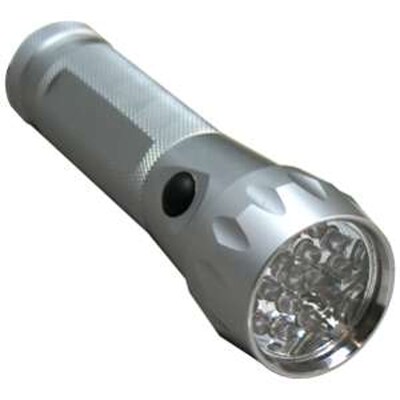 Pennzoil 17 LED Flashlight, Silver, 12/Pack, 4 Packs/Carton (14163)