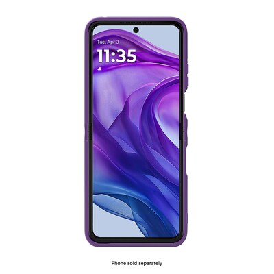 SaharaCase Venture Series Phone Case for Motorola Razr+, Shock Absorbing, Purple Orchid (CP00848)
