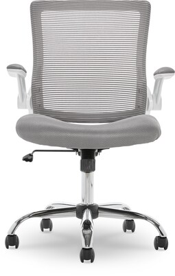 Serta Works Creativity Mesh Back Polyester Computer and Desk Chair, Gray (CHR10023B)