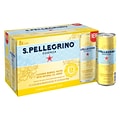 S.Pellegrino Essenza Lemon & Lemon Zest Flavored Mineral Water, 11.15 fl. oz. Cans, 8/Pack (12394352