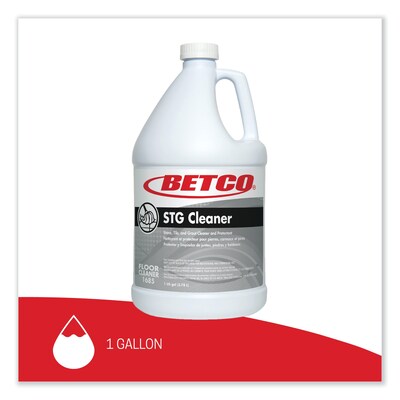 Betco Stone, Tile, Grout Cleaner and Protectant, Pleasant Scent, 1 Gal. Bottle, 4/Carton (BET16850400)