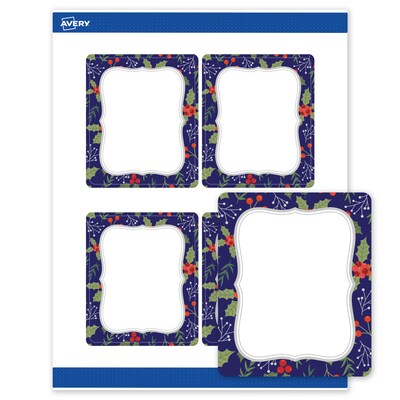 Avery Rectangle Multipurpose Labels, 4 x 3-1/3, White, 40/Pack (19479370622)