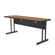 Correll Training Room Table, 72x24, Medium Oak (WS2472TF-06)