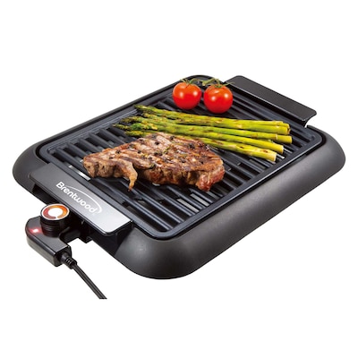 Brentwood 1,200-Watt Smokeless Portable Grill, Black (TS-643BK)