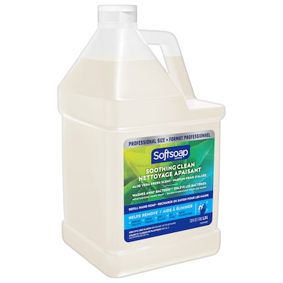 Softsoap Soothing Clean Liquid Hand Soap Refill, Aloe Vera Scent, 1 Gallon (201900)
