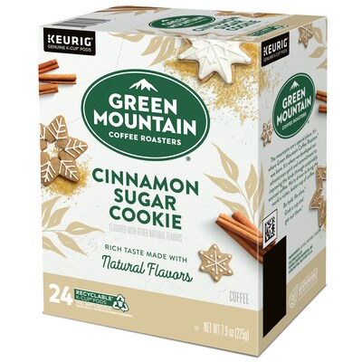 Green Mountain Cinnamon Sugar Cookie Coffee Keurig® K-Cup® Pods, Medium Roast, 24/Box (35814)