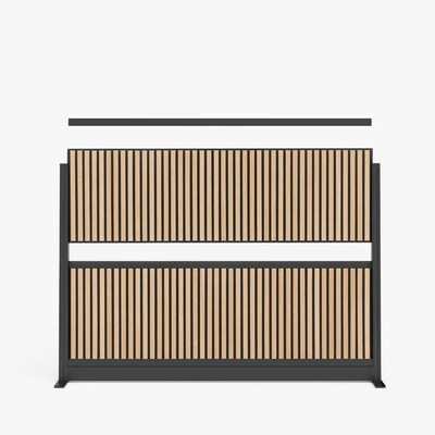 Luxor Grove Series Modular Wall Room Divider System, 48" x 70" (MW-7048-WB)