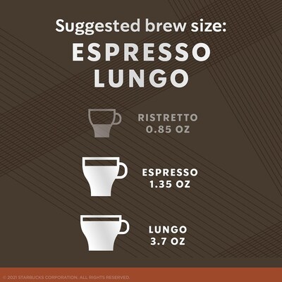 Starbucks Breakfast Blend Coffee Nespresso Original Capsules, Medium Roast, 50/Box (123468)