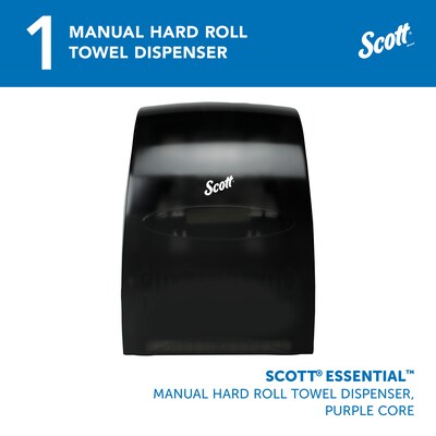 Scott Essential Hardwound Towel Dispenser, Black (46253)
