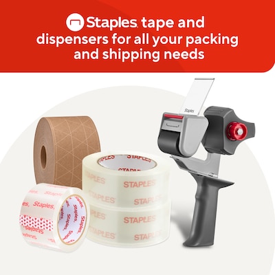 Staples Industrial Packing Tape, 3” x 110 Yards, 1.8 Mil — 24/Carton (24330715)