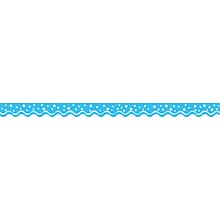 Barker Creek Happy Pool Blue Double-Sided Scalloped Edge Border, 39 x 2.25, 13/Pack