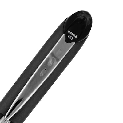 uni Jetstream Ballpoint Pens, Medium Point, 1.0mm, Black Ink, Dozen (33921)