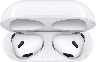 Apple AirPods Wireless Earbuds with Lightning Charging Case and Carrying Case, Bluetooth, White (MPNY3BLK)