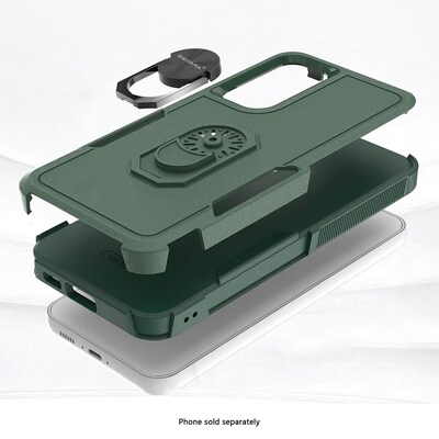 SaharaCase Raider Phone Case for Galaxy S24 FE, Shock Absorbing, Cactus Green (CP00716)